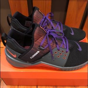 Clemson Nike Metcon training football shoes